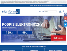 Tablet Screenshot of iform.pl